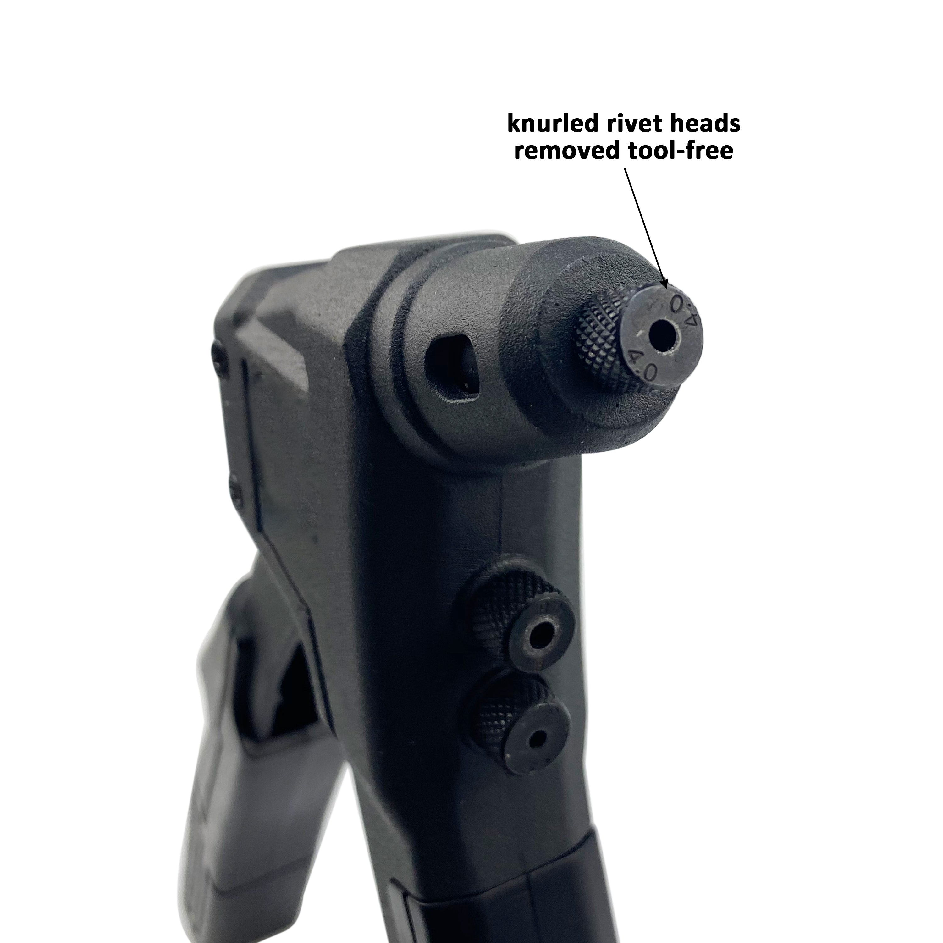 Rivet Gun with 100-Piece Rivets, Single Hand Manual Rivet Gun Kit ...