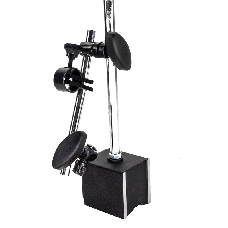 Magnetic Base Stand with Fine Adjustment 135lbs/60kg Max Pull Clamping Hole Diameter 3/8"
