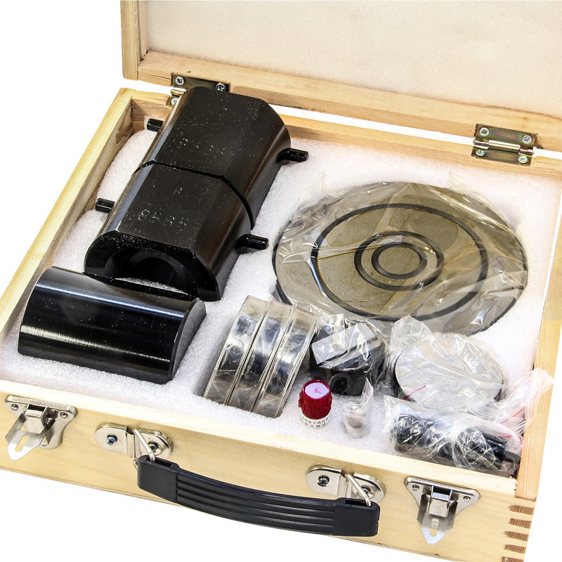 Rockwell Hardness Tester Gauge - Load 150 Kgf - Includes Accessories