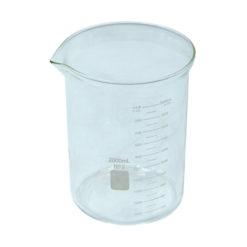 Hardware Factory Store Inc - Graduation Glass Beaker with Spout - 2L